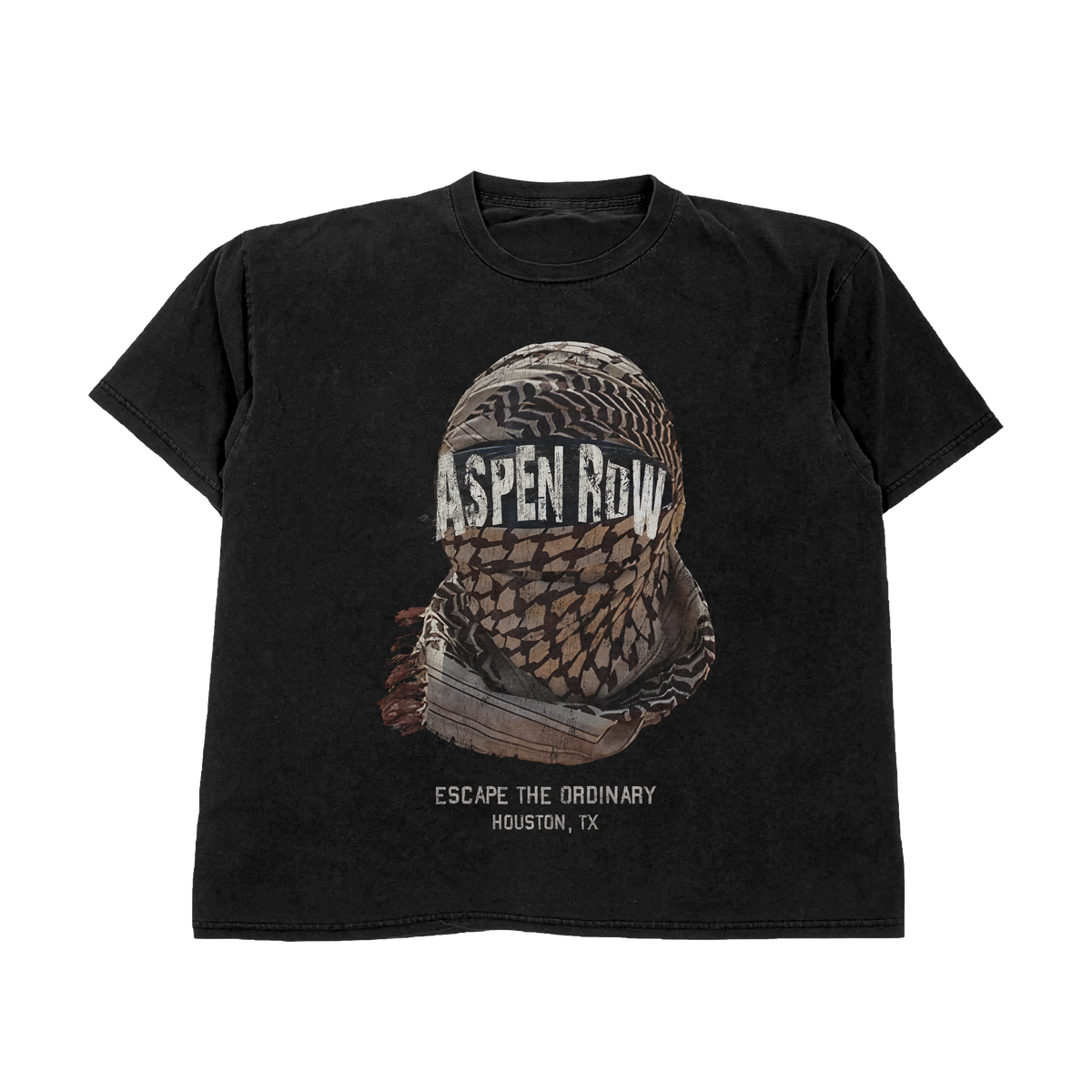 Aspen Row T-Shirt - Black