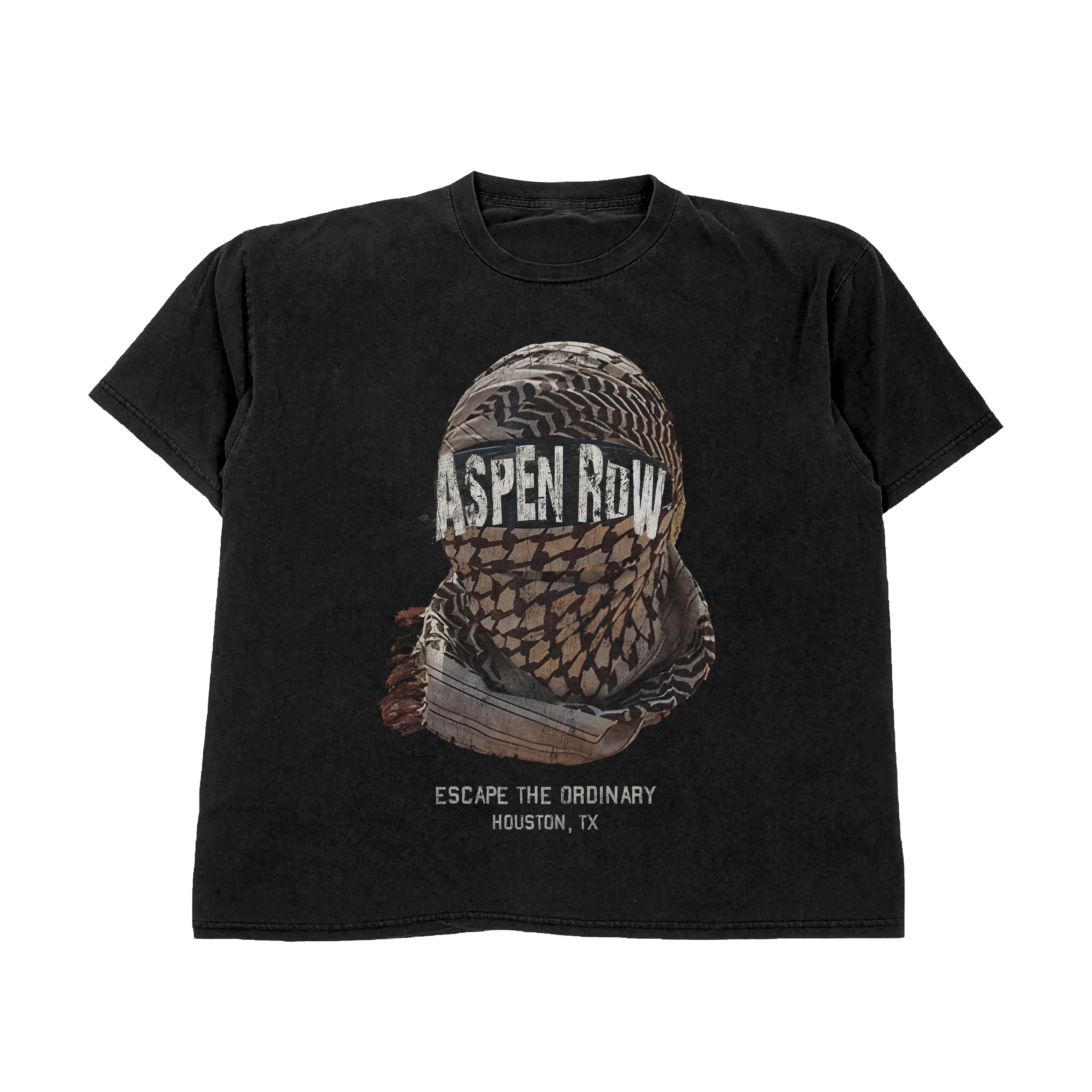 Aspen Row T-Shirt - Black