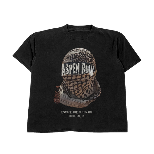 Aspen Row T-Shirt - Black